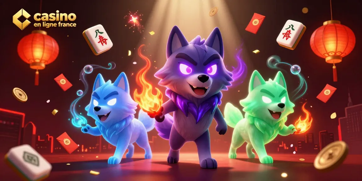 Visitez le casino en ligne France avec des personnages de loup spectre et des éléments de jeu éblouissants.